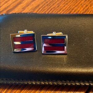 Christian Dior Vintage Enamel Cufflinks